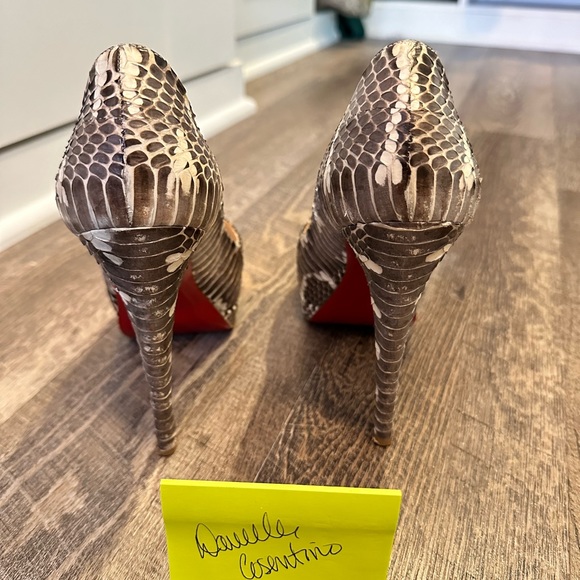 Authentic Christian Louboutin Python - Picture 9 of 12